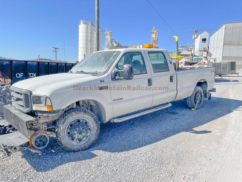 2002 Ford F350 Crew Cab 4x4 Hi Rail Truck